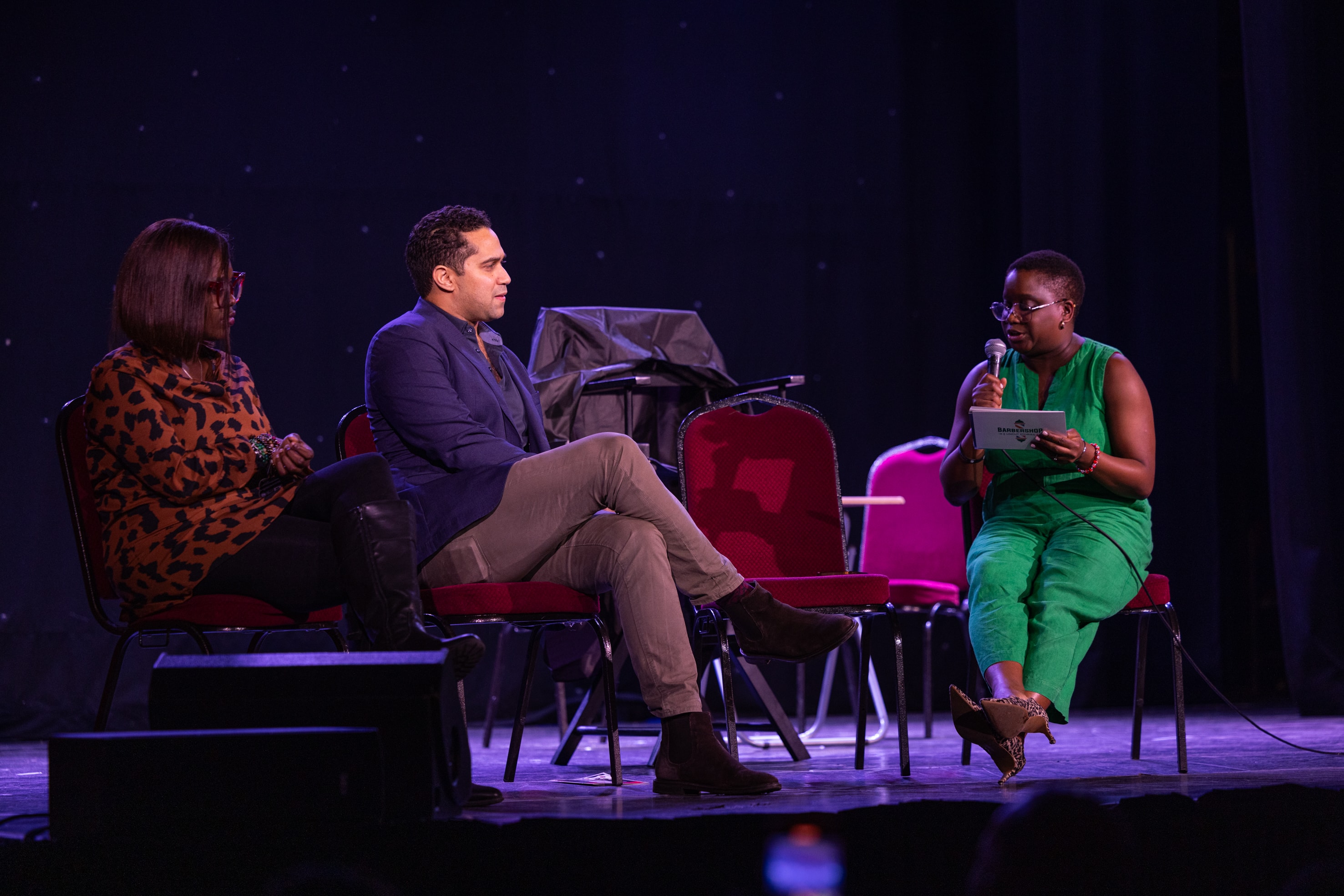 Dr Olubukola Ayodele, Mr Jonathan Noel and Miss Carol Norman — Post-show panel