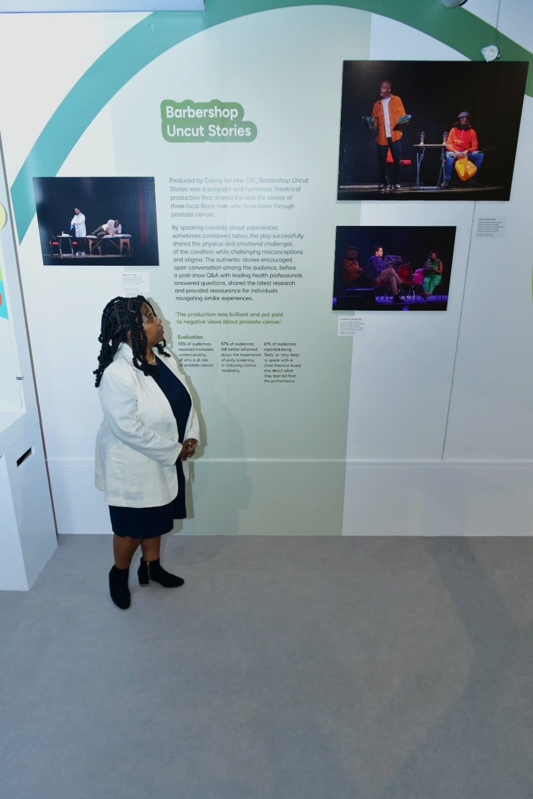 Health and Wellbeing Display at the Creative Health Exhibition